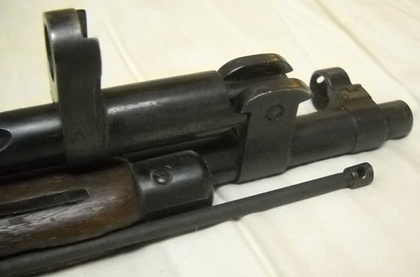 detail shot, Mosin-Nagant M44 with cleaning rod